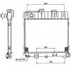 Radiator  racire motor bmw 3  e30  producator nrf