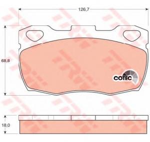 Set placute frana frana disc LAND ROVER DEFENDER Station Wagon  LD  PRODUCATOR TRW GDB395