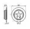 Disc frana mercedes benz vito   mixto caroserie  w639