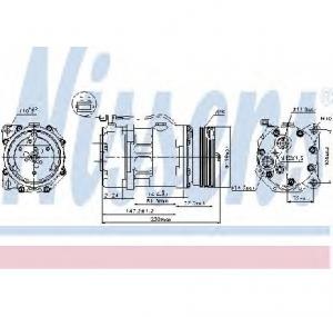 Compresor  climatizare VW PASSAT  3A2  35I  PRODUCATOR NISSENS 89118