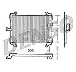Condensator  climatizare BMW 02  E10  PRODUCATOR DENSO DCN09050