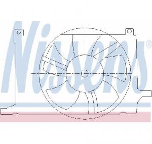 Ventilator  radiator OPEL CORSA B  73  78  79  PRODUCATOR NISSENS 85005