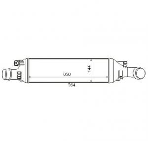 Intercooler  compresor AUDI Q3  8U  PRODUCATOR NRF 30339