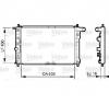 Radiator  racire motor daewoo lanos  klat  producator