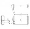 Schimbator caldura  incalzire habitaclu LAND ROVER DEFENDER Station Wagon  LD  PRODUCATOR NRF 54267