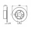 Disc frana BMW 5  E28  PRODUCATOR BOSCH 0 986 478 037