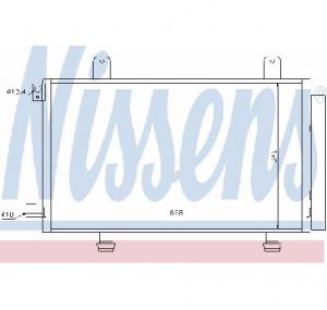 Condensator  climatizare FIAT SEDICI PRODUCATOR NISSENS 94979