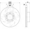 Disc frana porsche panamera producator textar