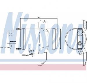 Uscator aer conditionat SAAB 9000 hatchback PRODUCATOR NISSENS 95049