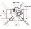 Cilindru receptor frana NISSAN PRIMERA  P10  PRODUCATOR TRW BWF163