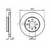 Disc frana rover cabriolet  xw  producator bosch 0 986 478