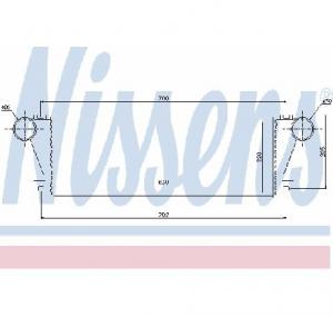 Intercooler  compresor IVECO DAILY II caroserie inchisa combi PRODUCATOR NISSENS 96857