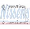 Radiator  racire motor OPEL OMEGA A  16  17  19  PRODUCATOR NISSENS 63041