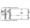 Condensator  climatizare FORD GALAXY  WGR  PRODUCATOR NRF 35077