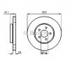 Disc frana FORD MONDEO Mk III combi  BWY  PRODUCATOR BOSCH 0 986 478 718