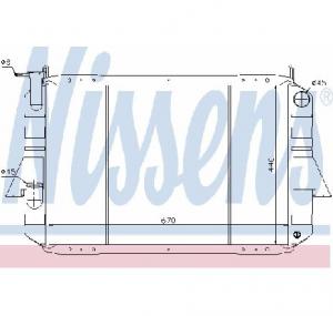 Radiator  racire motor NISSAN PATROL Station Wagon  W160  PRODUCATOR NISSENS 62915