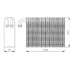 Evaporator aer conditionat ALFA ROMEO 156  932  PRODUCATOR NRF 36068