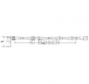 Senzor turatie roata RENAULT ESPACE Mk III  JE0  PRODUCATOR BOSCH 0 265 006 282