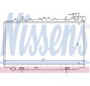 Radiator  racire motor NISSAN PRIMERA  P10  PRODUCATOR NISSENS 62940