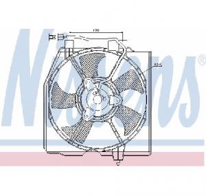 Ventilator aer conditionat MAZDA 323 F P Mk VI  BJ  PRODUCATOR NISSENS 85382