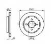 Disc frana ford mondeo    gbp  producator bosch 0 986