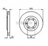 Disc frana OPEL MONTEREY A  UBS  PRODUCATOR BOSCH 0 986 478 437