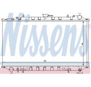 Radiator  racire motor NISSAN PRIMERA Break  W10  PRODUCATOR NISSENS 62977