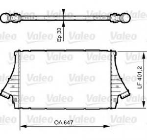 Intercooler  compresor SAAB 9 3  YS3F  PRODUCATOR VALEO 818840