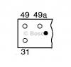 Modul semnalizare mercedes benz s class  w116  producator bosch 0 335