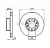 Disc frana mercedes benz s class  w126  producator bosch 0 986 478 061