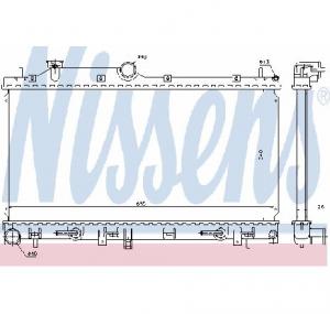 Radiator  racire motor SUBARU FORESTER  SH  PRODUCATOR NISSENS 67716