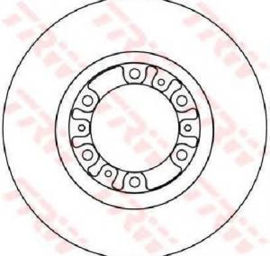 Disc frana MITSUBISHI L 400   SPACE GEAR bus  PDW  PCW  PAV  PBV  PRODUCATOR TRW DF4118