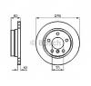 Disc frana bmw 3 touring  e36  producator bosch 0 986 478 642