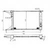 Radiator  racire motor OPEL OMEGA B  25  26  27  PRODUCATOR NRF 50222