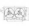 Ventilator  radiator CITROËN ZX  N2  PRODUCATOR NRF 47075
