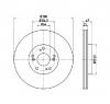 Disc frana honda cr v mk ii  rd  producator textar