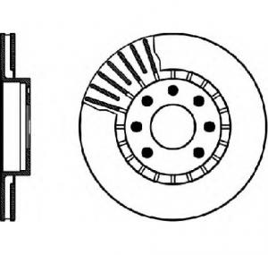 Disc frana OPEL VECTRA A  86  87  PRODUCATOR TEXTAR 92056503