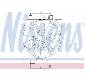 Ventilator aer conditionat MAZDA PREMACY  CP  PRODUCATOR NISSENS 85275