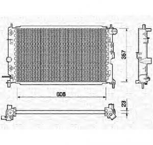 Radiator  racire motor OPEL VECTRA B  36  PRODUCATOR MAGNETI MARELLI 350213755000