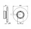 Disc frana MERCEDES BENZ T2 LN1 caroserie inchisa combi PRODUCATOR BOSCH 0 986 478 406