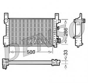 Radiator  racire motor FORD FIESTA Mk III  GFJ  PRODUCATOR DENSO DRM10037