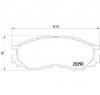 Set placute frana frana disc MITSUBISHI L 400   SPACE GEAR bus  PDW  PCW  PAV  PBV  PRODUCATOR TEXTAR 2329002