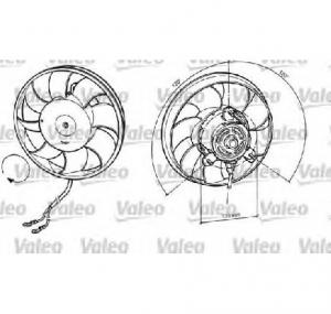 Ventilator  radiator AUDI 100  4A  C4  PRODUCATOR VALEO 696037