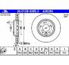 Disc frana bmw 3  e36  producator ate 24 0128 0205 2