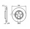 Disc frana honda accord vii  cl  producator bosch 0 986 479