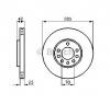 Disc frana SAAB 9 3  YS3F  PRODUCATOR BOSCH 0 986 479 107