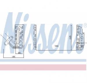 Evaporator aer conditionat MERCEDES BENZ S CLASS  W140  PRODUCATOR NISSENS 92061