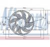 Ventilator  radiator FORD FIESTA V  JH  JD  PRODUCATOR NISSENS 85030