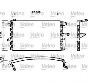 Condensator  climatizare FORD FIESTA Mk III  GFJ  PRODUCATOR VALEO 816897