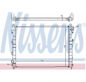 Radiator  racire motor LAND ROVER FREELANDER  LN  PRODUCATOR NISSENS 64310A